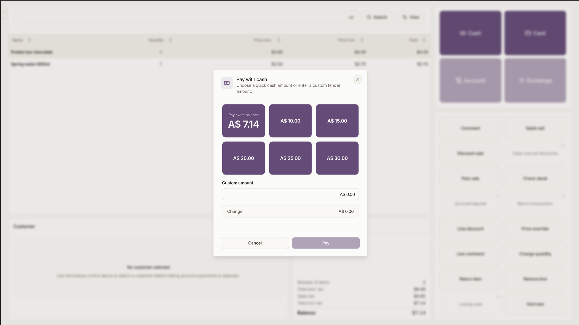 Stock control and product management